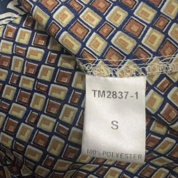 THML Anthropologie Womens Multicolored Boho V-Neck Tunic Top Size S - Picture 10 of 10